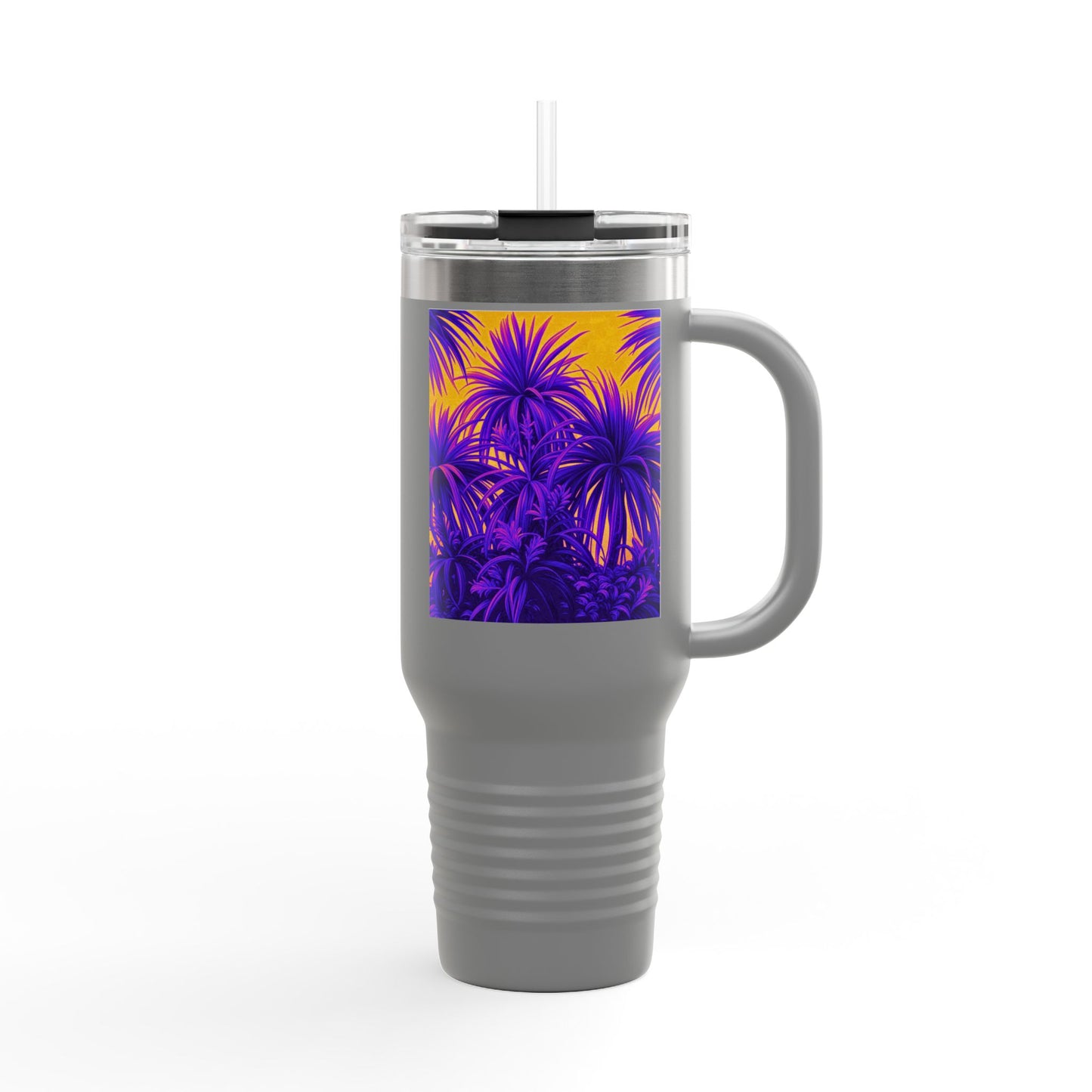 Tiny Palm Island/Palm Insulated Travel Mug - 40oz - Perfect for Outdoor Adventures