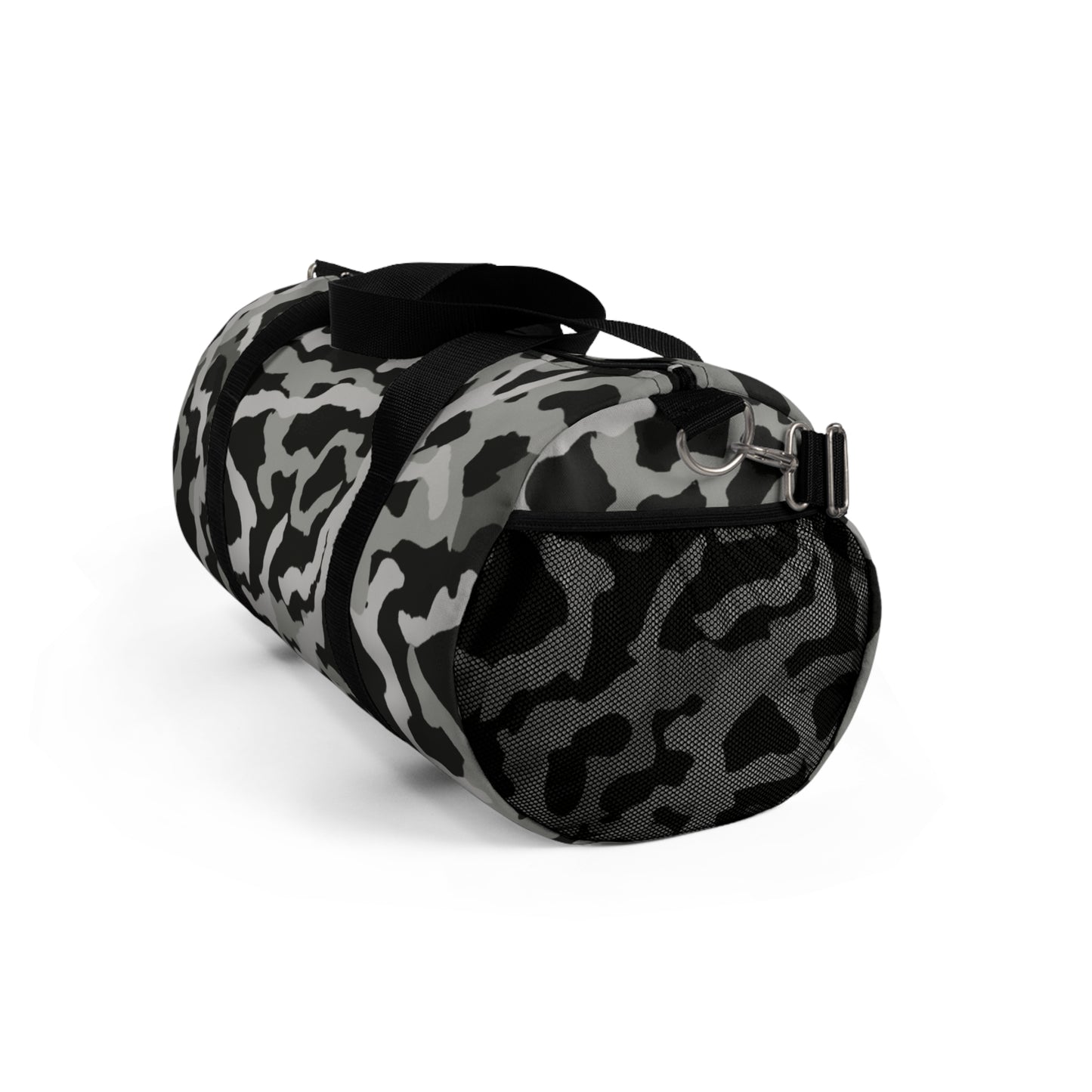 Tropical Duffel Bag - Perfect for Travel and Gym / Coral Threads, Noir