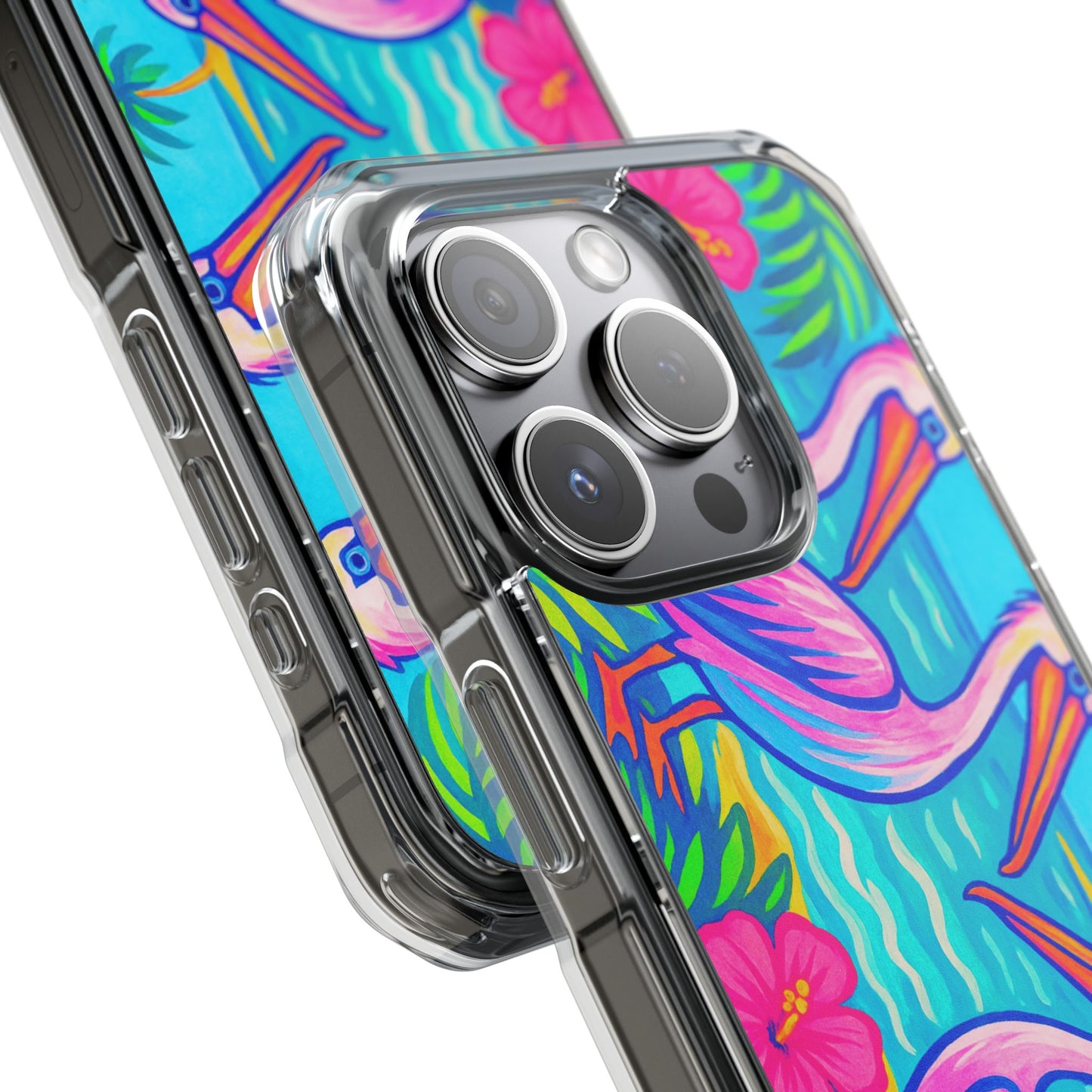 Beach Pelican Party Magnetic Clear Phone Case, Many Models