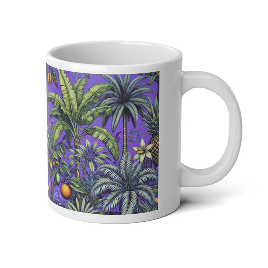 Jumbo Mug, 20oz, Tropical Fruit Purple | Tropical Coffee Cup