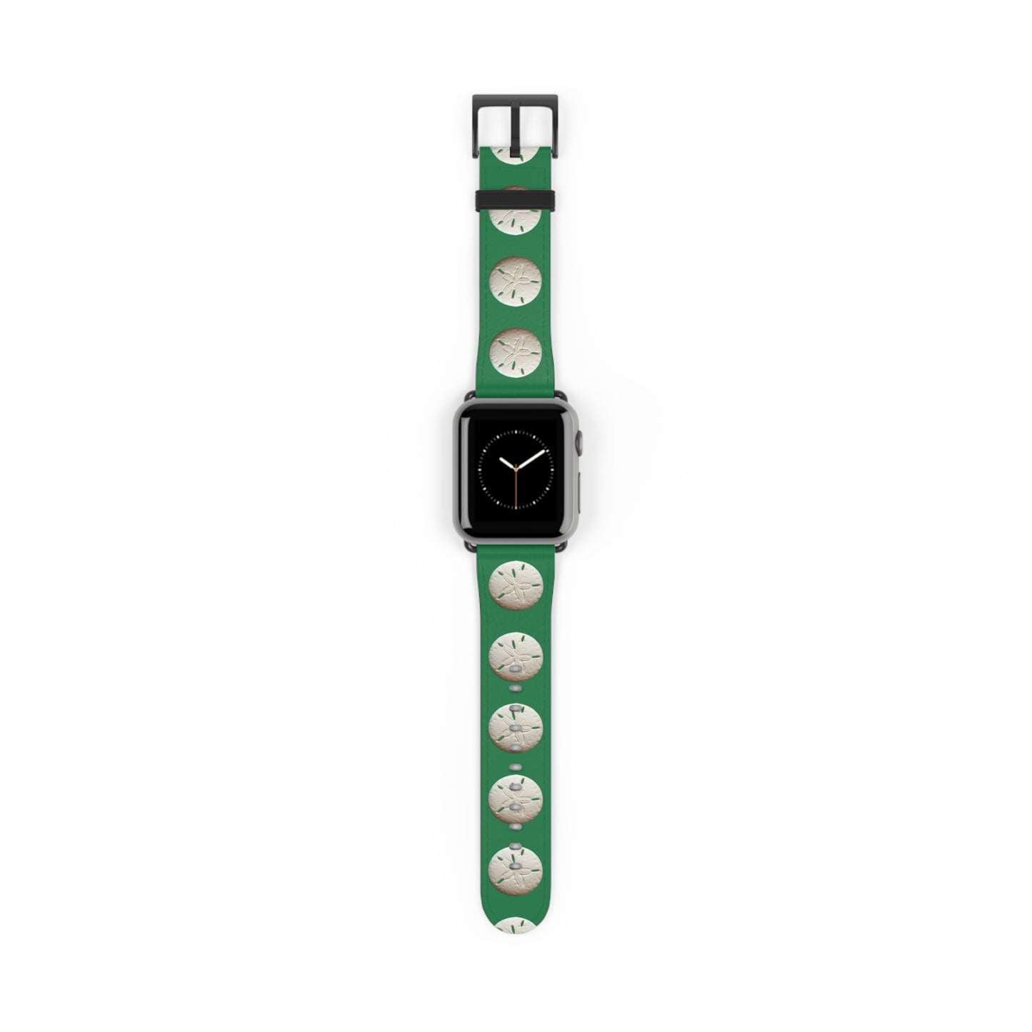 Apple Watch Band - Sand Dollar Parade, dark green