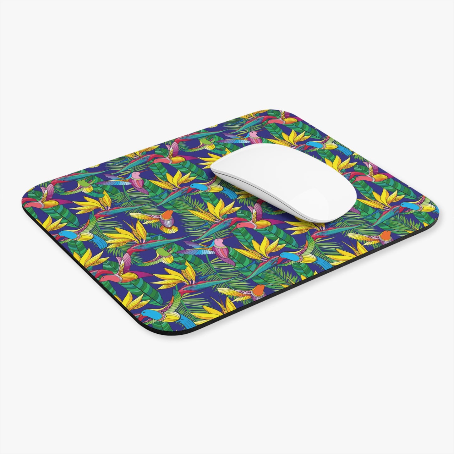 Mouse Pad (Rectangle) - Bird of Paradise Toile