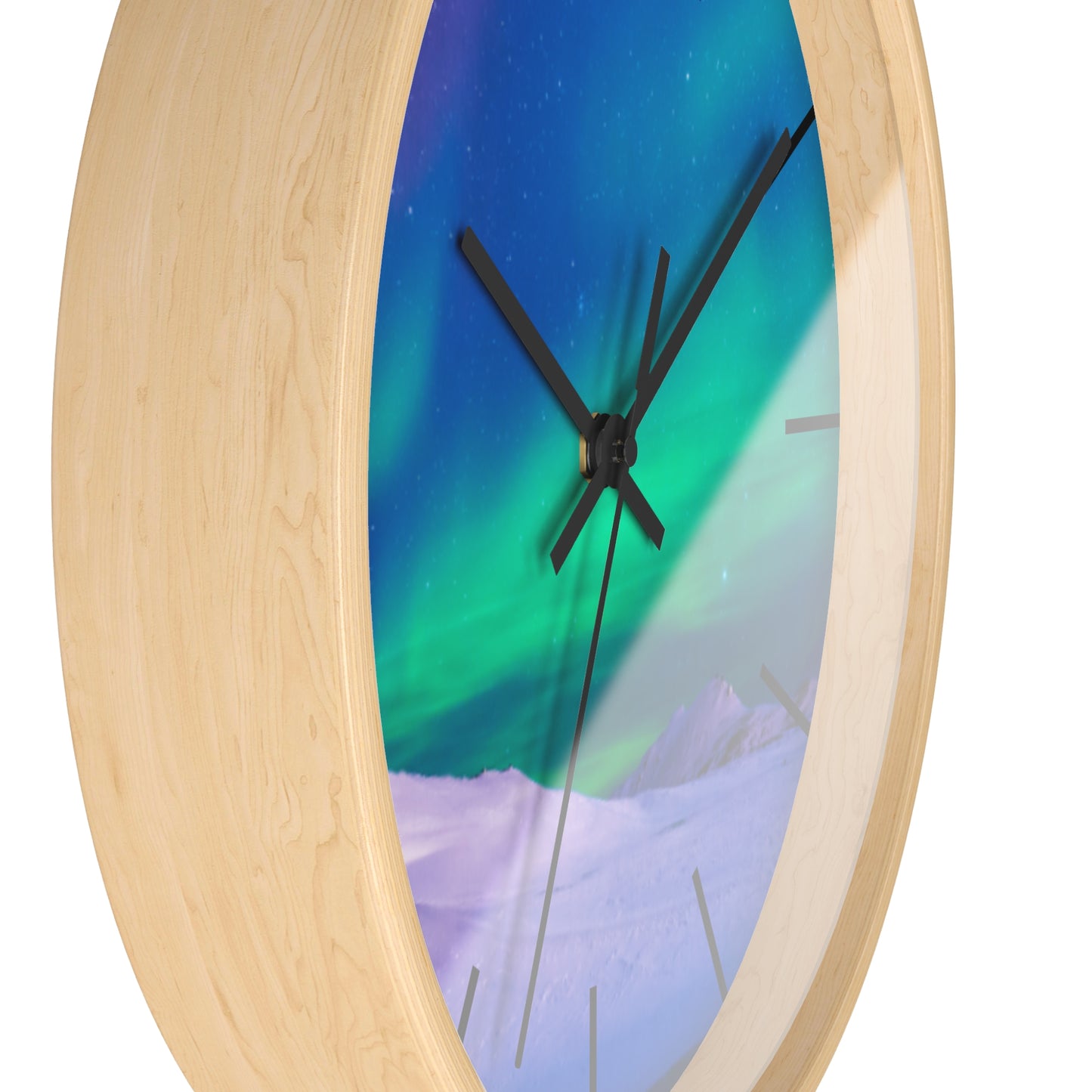 Wall Clock, Cold Ocean Lights/Peacock, Hands/Base Variants