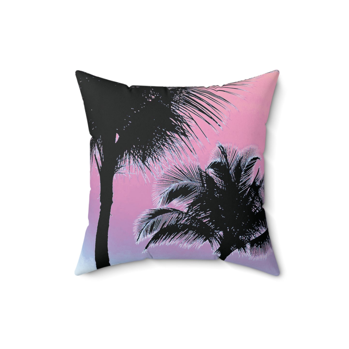 Decorative Pillow - Accent Cushion, 4 Sizes / Palm Glow Pastels