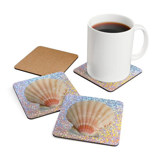 Four-piece Coaster Set - Disco Scallop