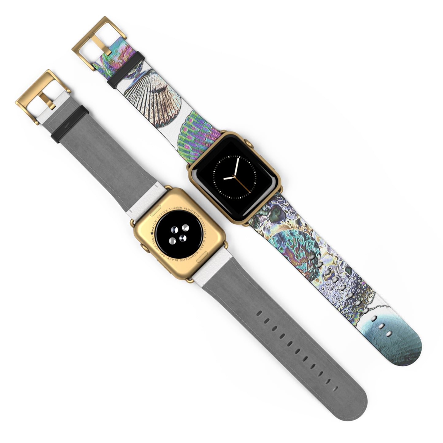 Apple Watch Band - Heatwave Shell Collection, white