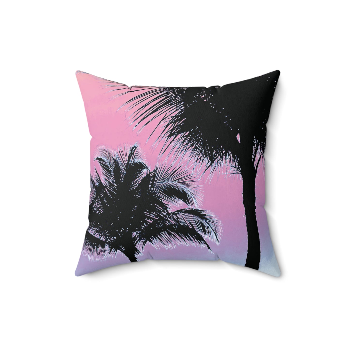Decorative Pillow - Accent Cushion, 4 Sizes / Palm Glow Pastels