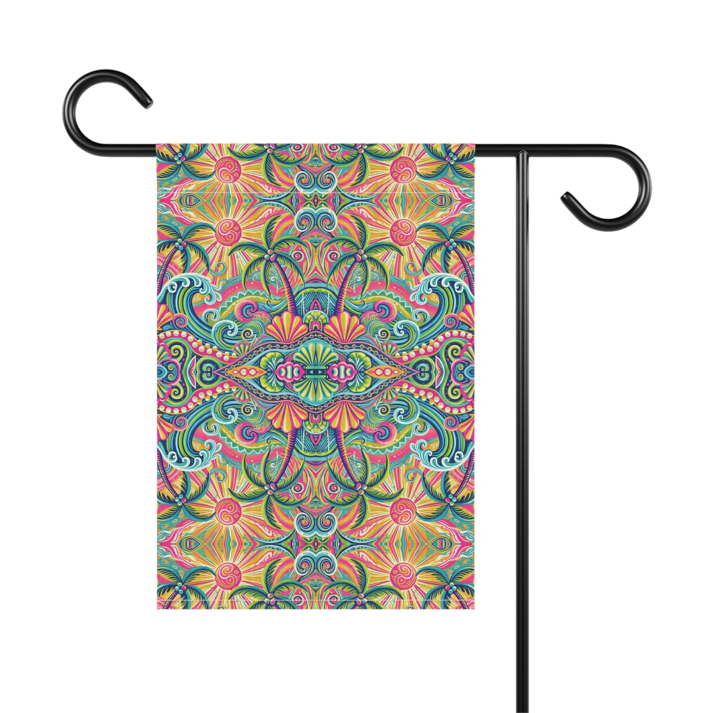 Tropical Garden Flag - Perfect for Outdoor Decor / Kaleido Bay