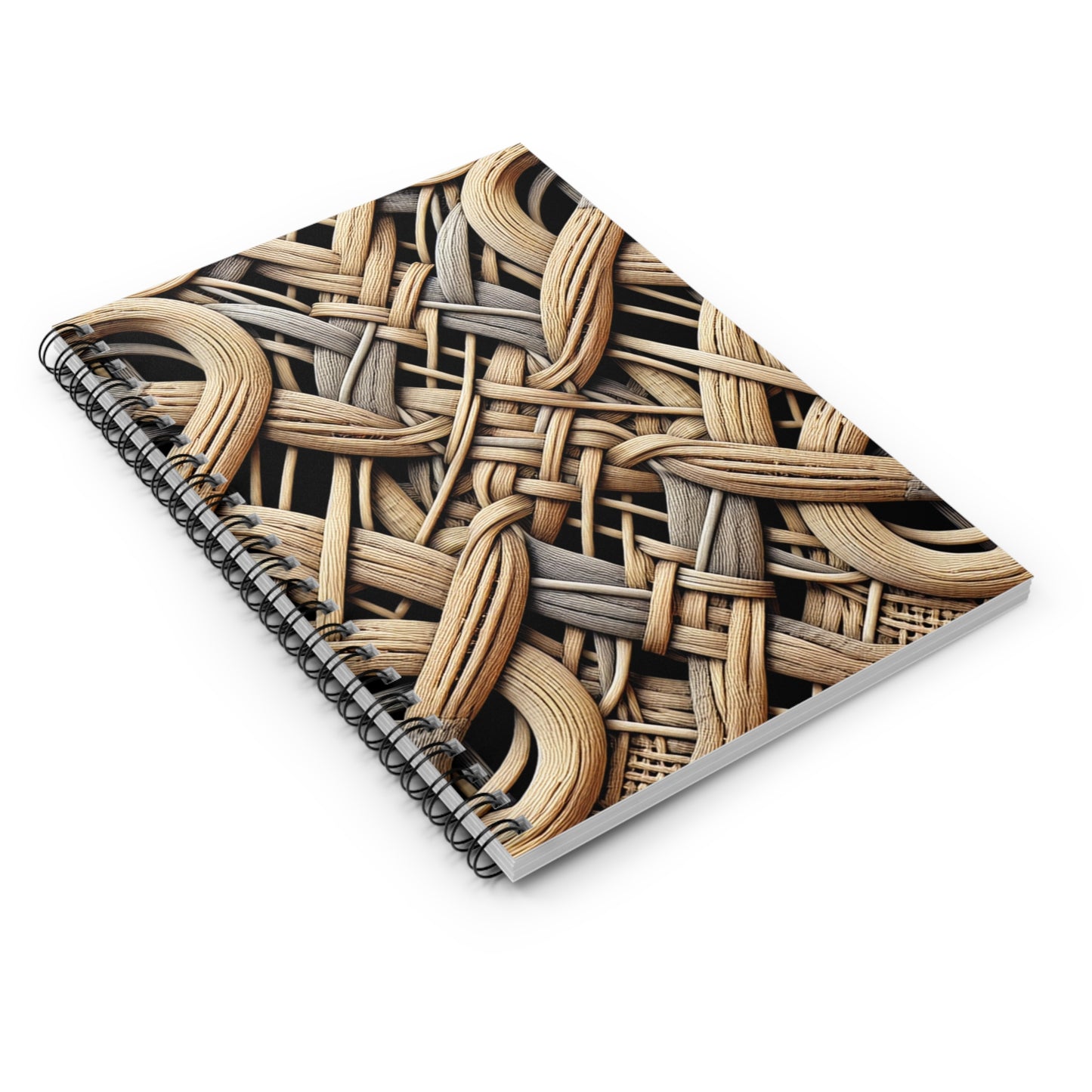 Spiral Notebook - Beach Wicker