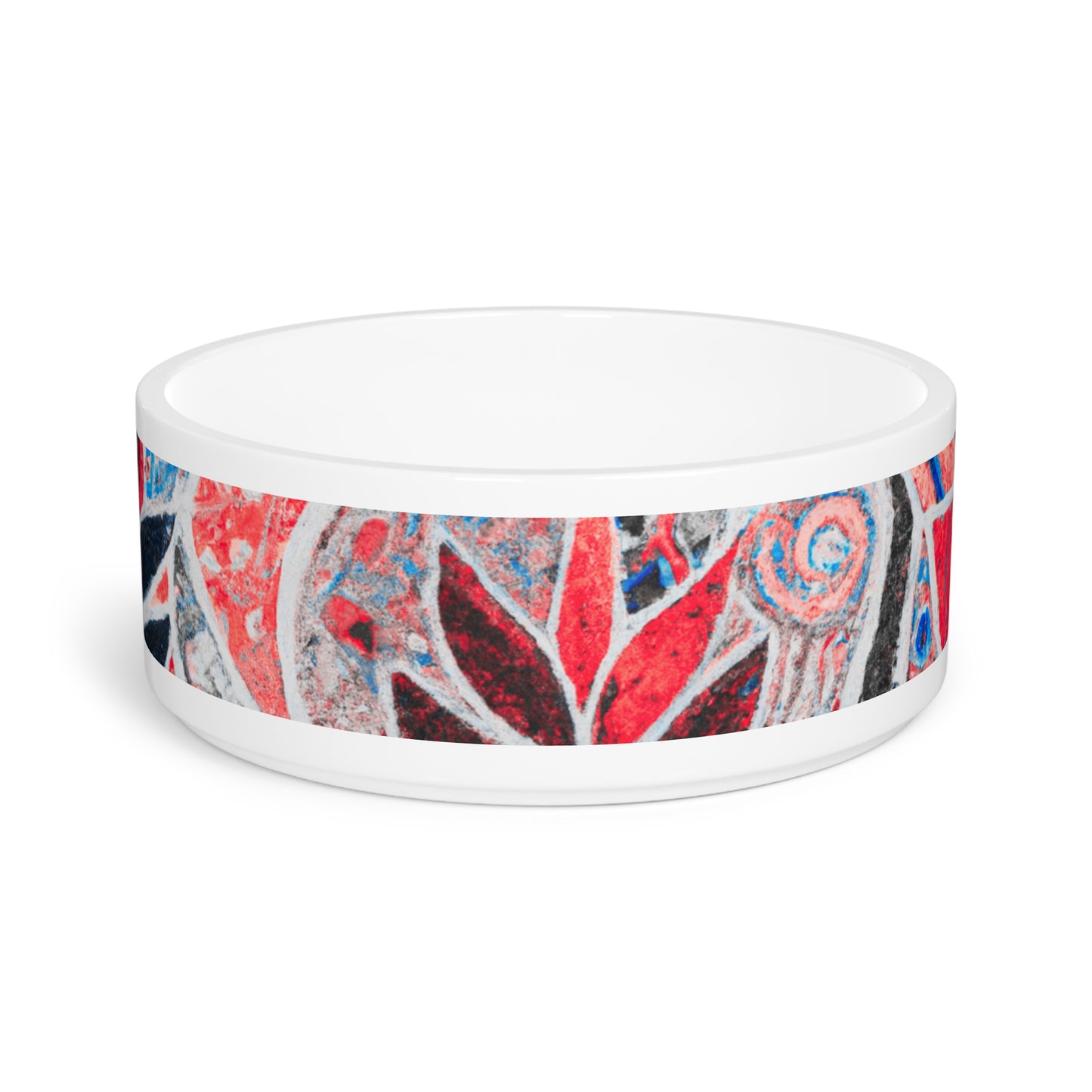 Pet Bowl, Amazon Whimsy, Red