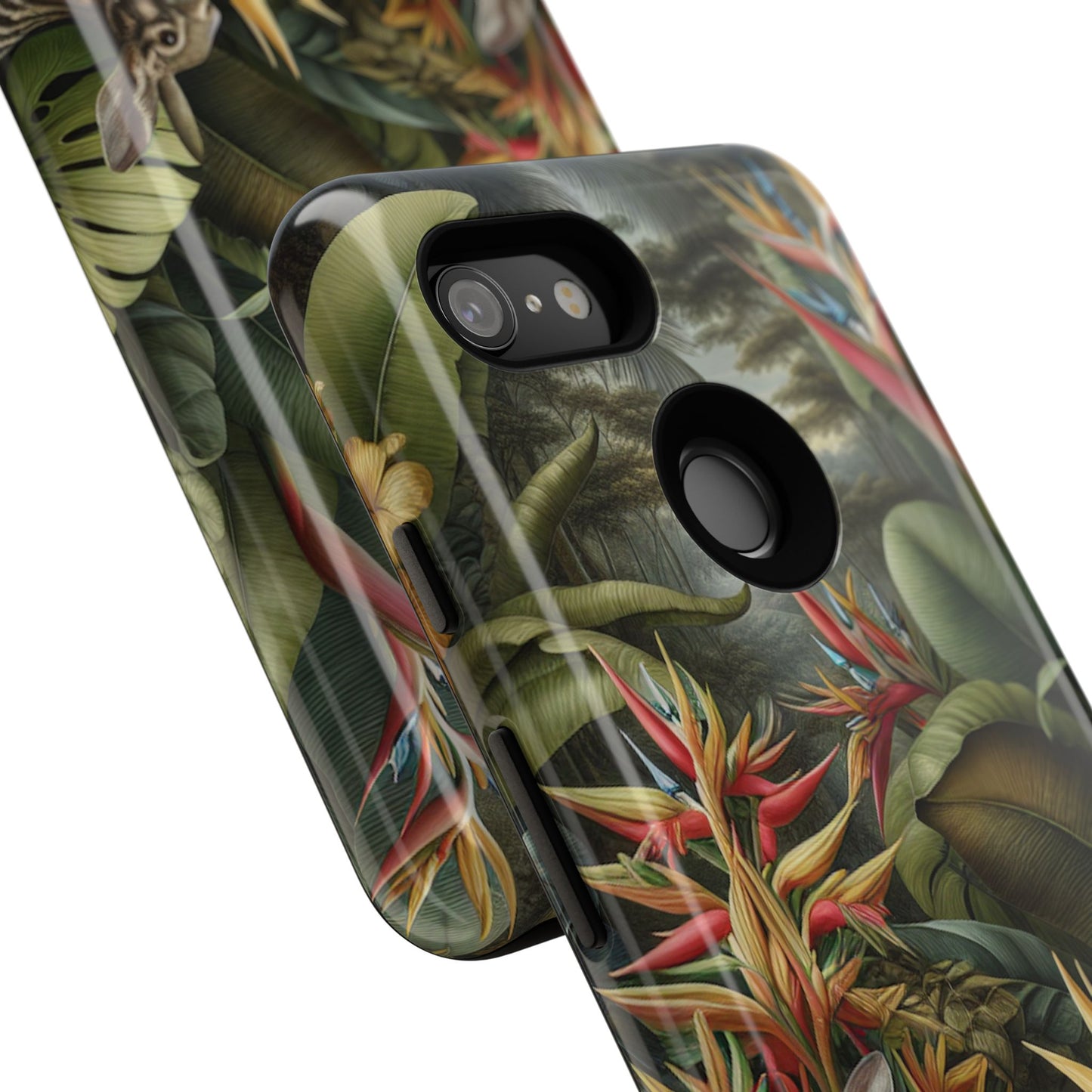 Rainforest Rabbit Outing Phone Case - Tough Cases with Summer Vibe