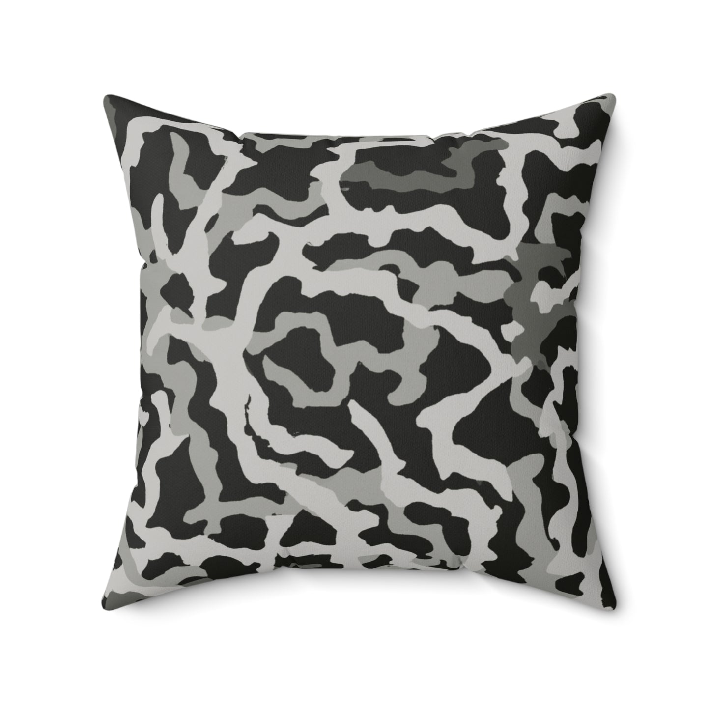 Decorative Pillow - Accent Cushion, 4 Sizes / Coral Threads, Noir