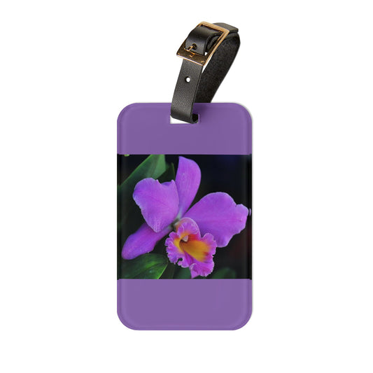 Luggage Tag - Purple Orchid