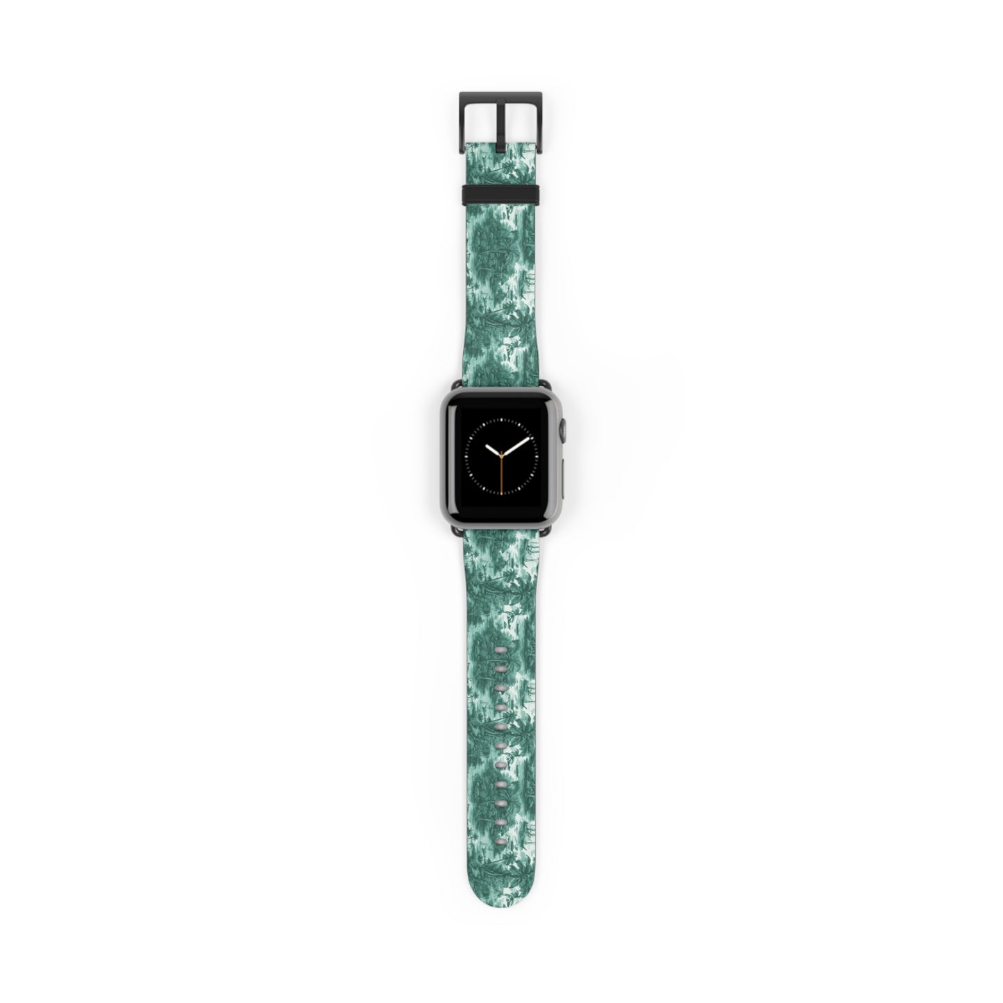 Apple Watch Band - Tropical Toile, evergreen