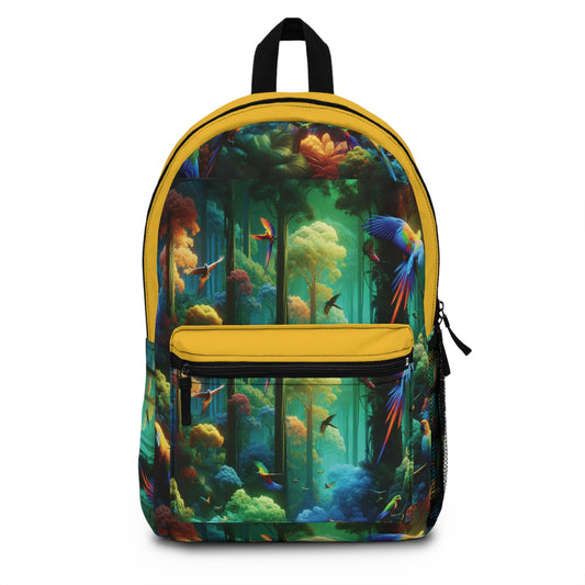 Tropical Backpack  / Rainforest Flight School, Yellow
