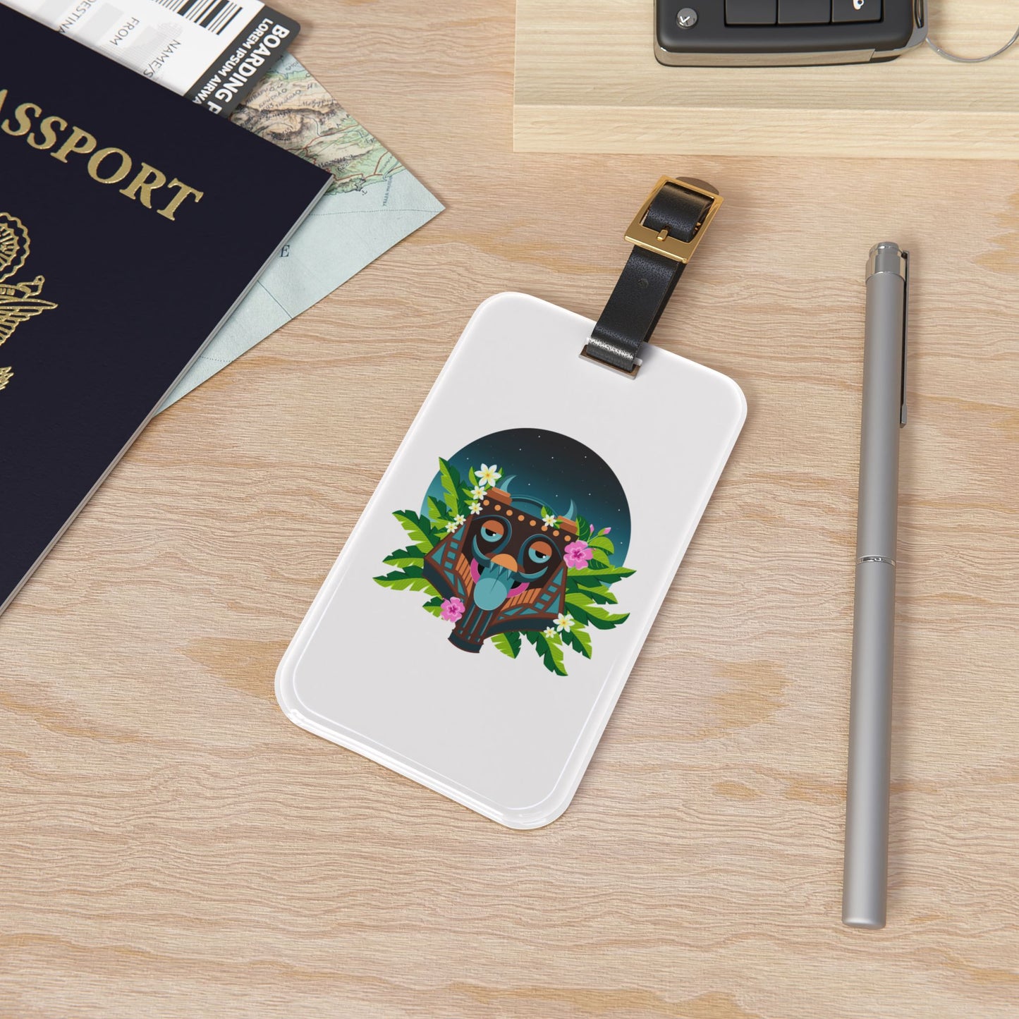 Luggage Tag - Tiki Boss Oke