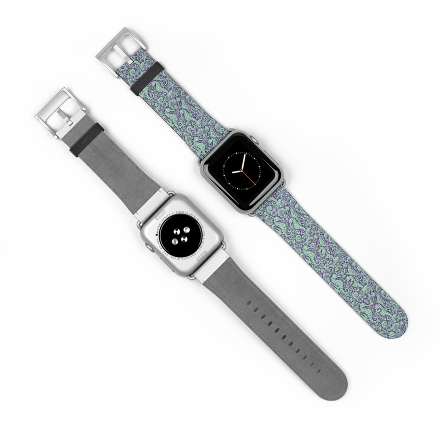 Apple Watch Band - Tropical Seahorse Trio, Minty