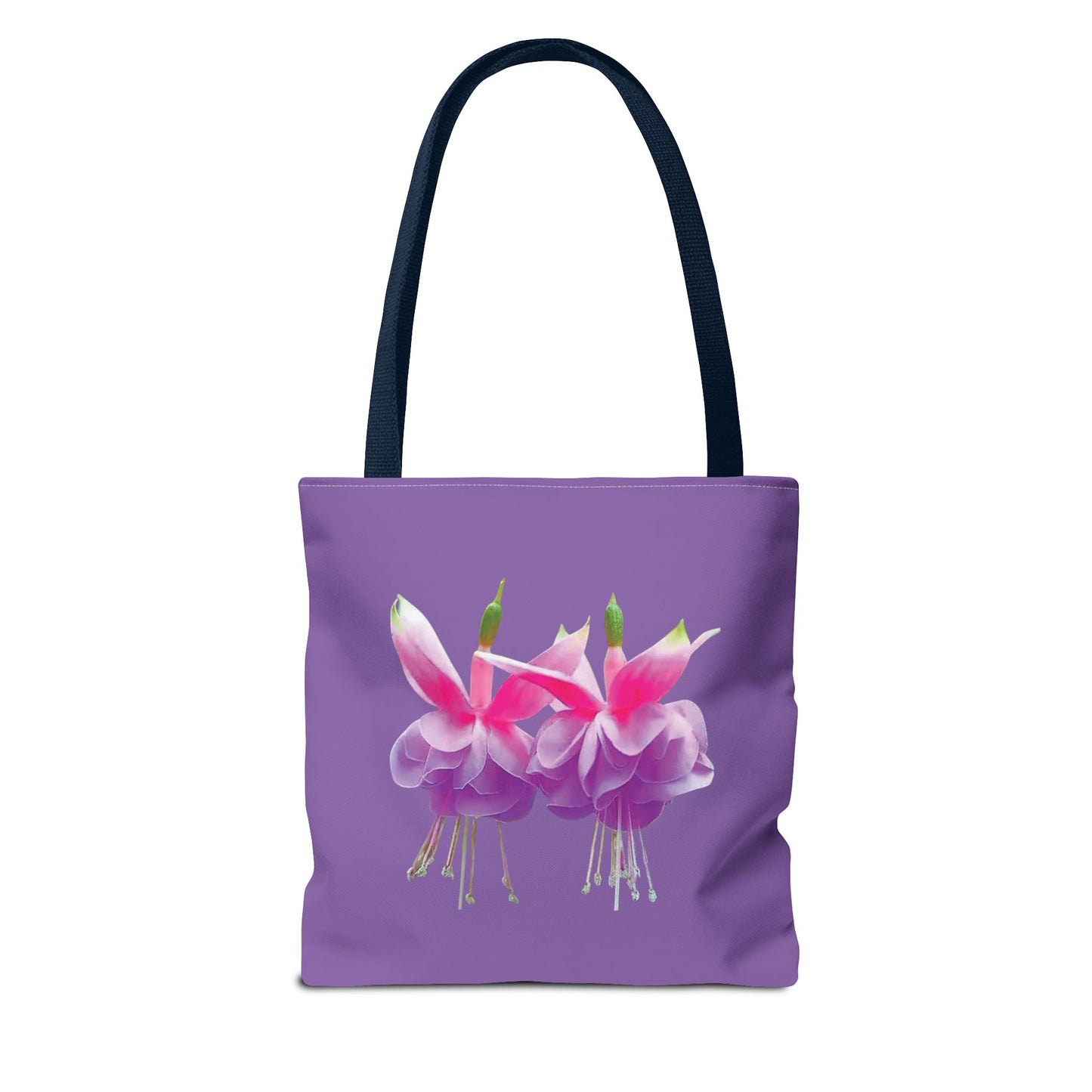 Tropical Real Two Fuchsias/Lt. Purple Tote Bag - 3 Sizes