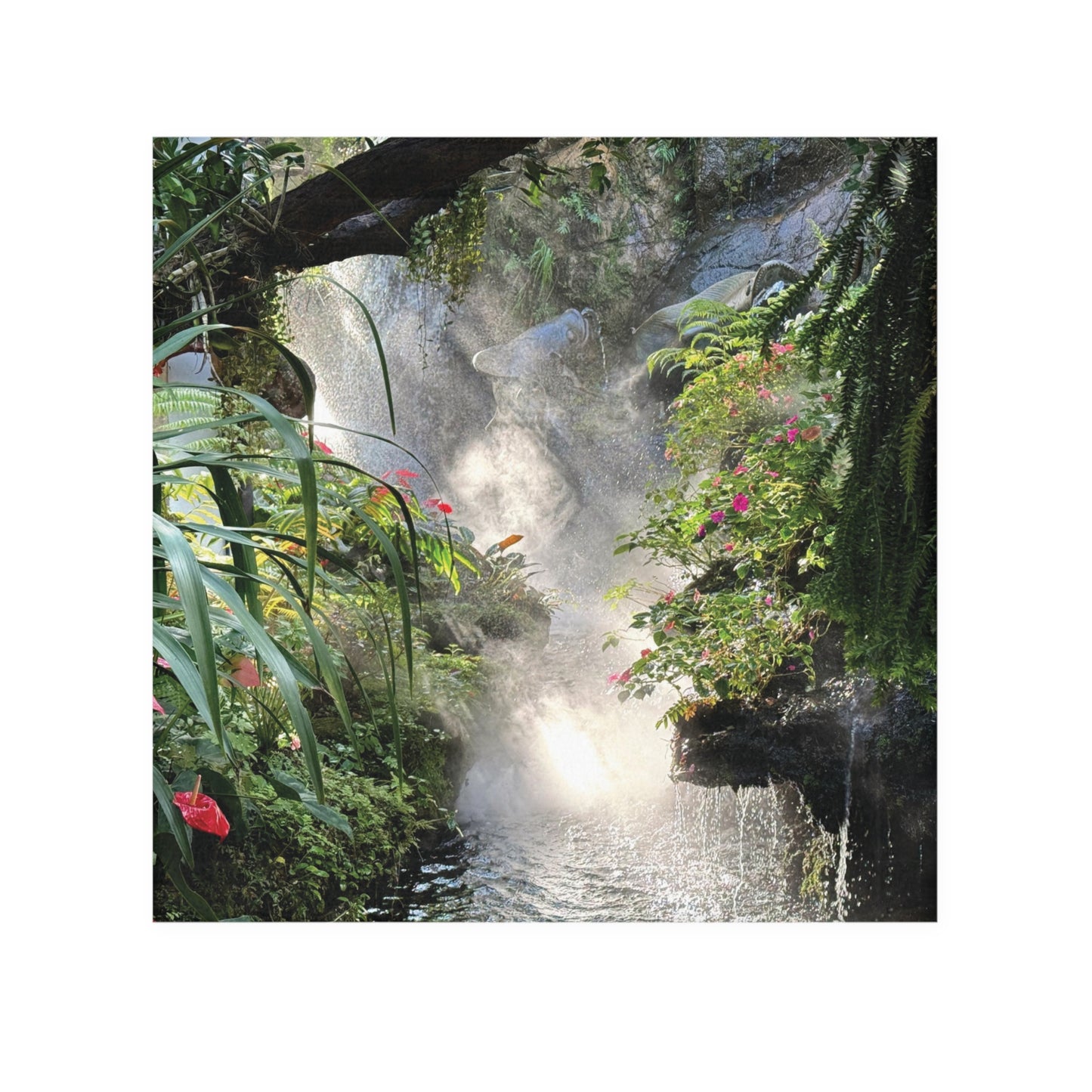 Face Towel - Misty Rainforest River