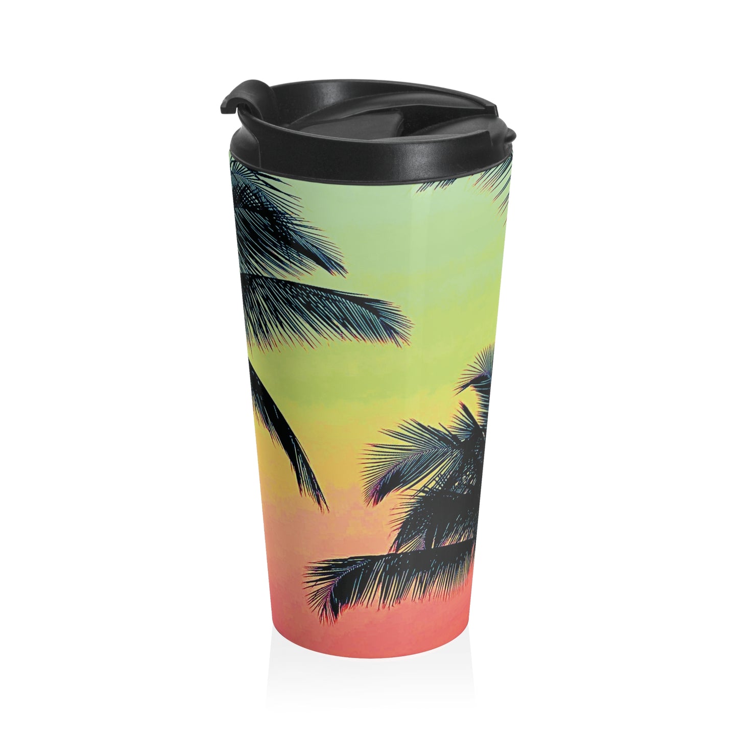 15 oz. Stainless Steel Travel Mug / Palm Glow Sangria