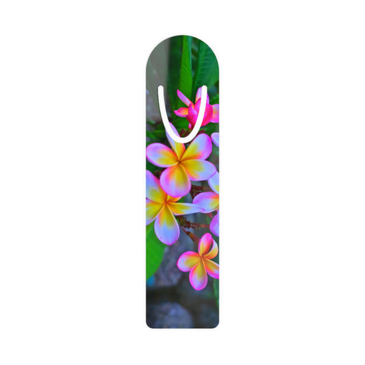 Bookmark - Aluminum, Hawaiian Flowers