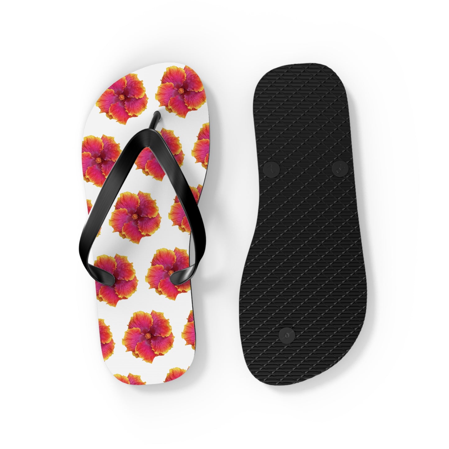 Flip Flops - Sunset Hibiscus