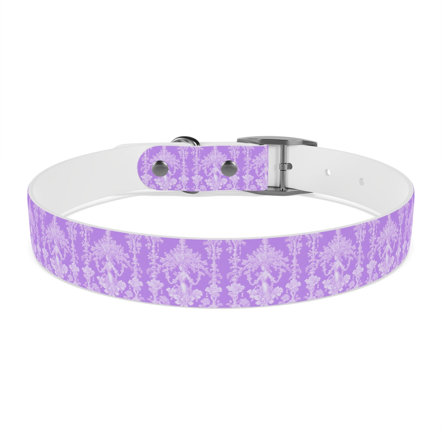 Dog Collar - Pearl Lady Toile, purple