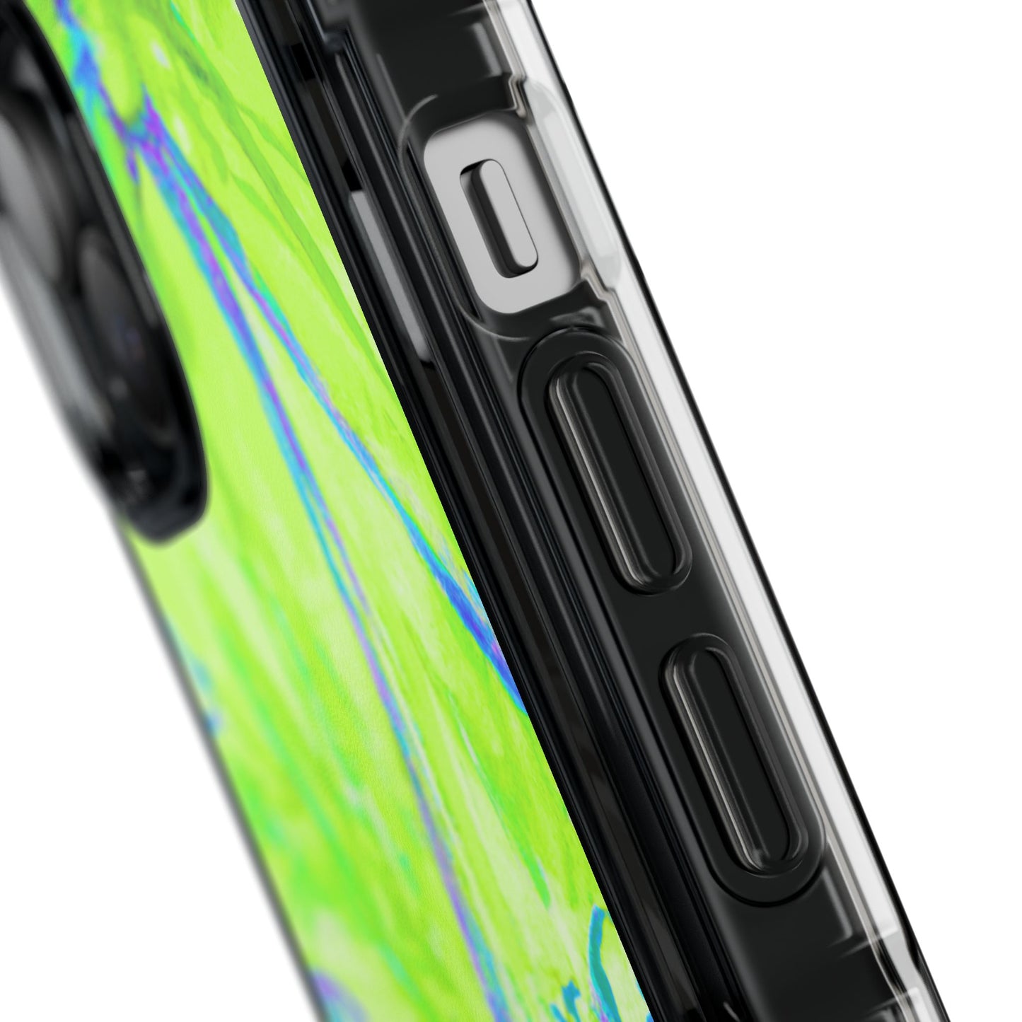 Tropical Doodles/Lime Magnetic Clear Phone Case, Many Models