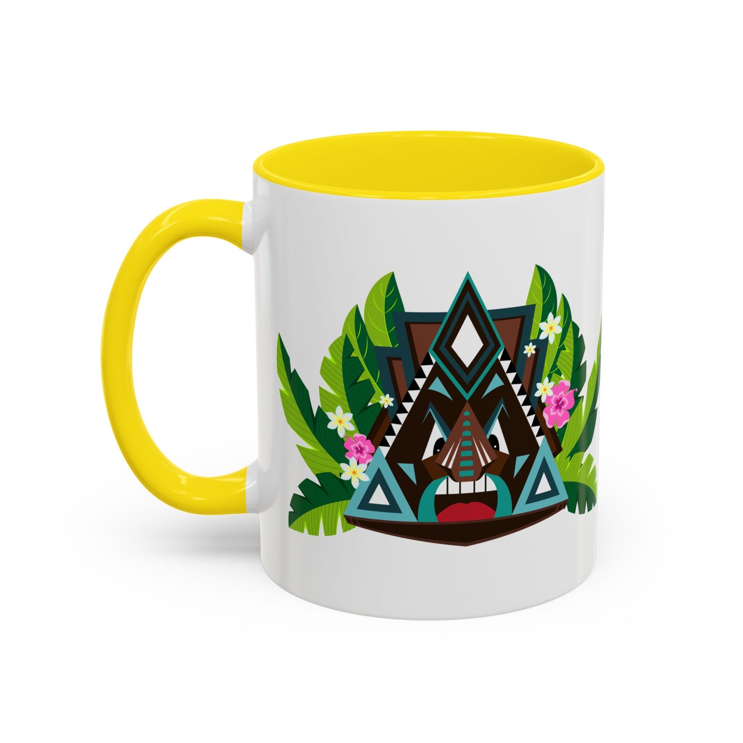 Accent Coffee Mug (11, 15oz), 8 Colors - Tiki Boss Kai