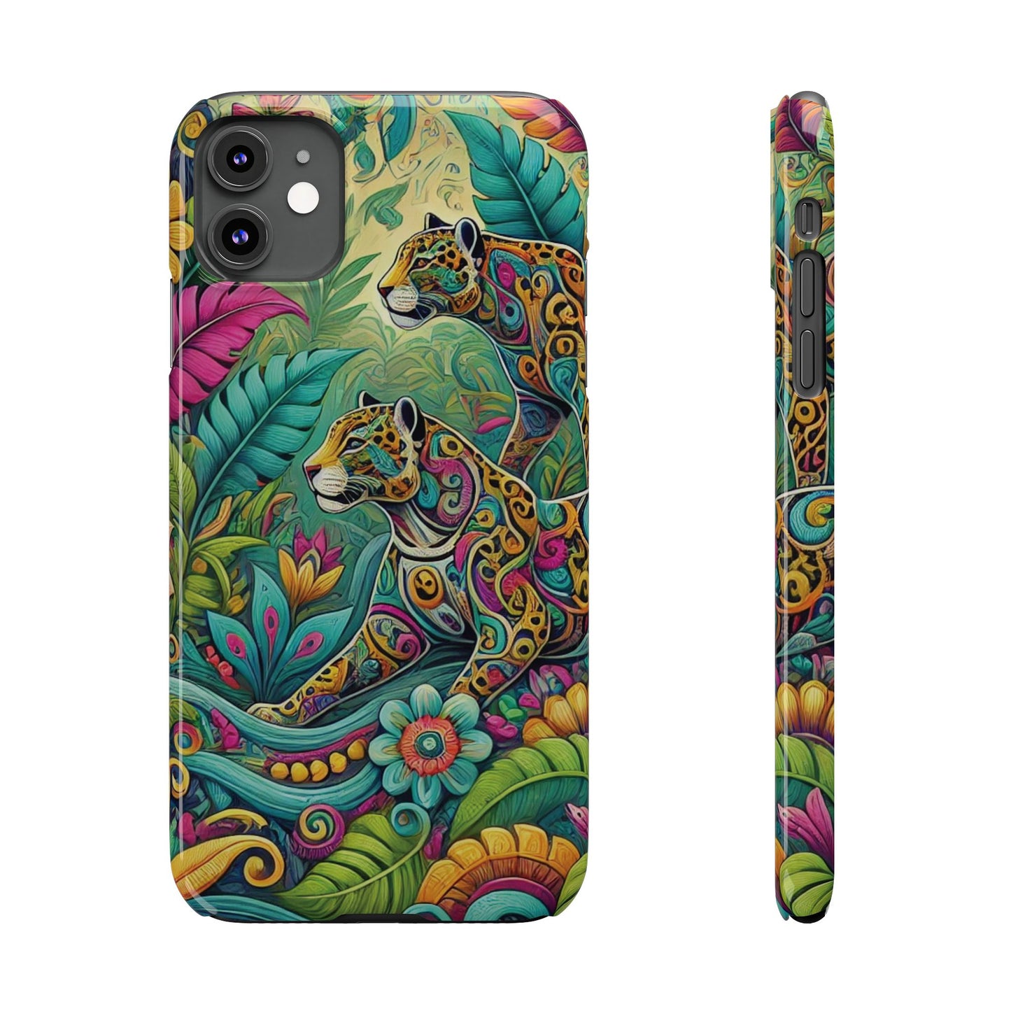 Slim Phone Cases - Jaguar Pop