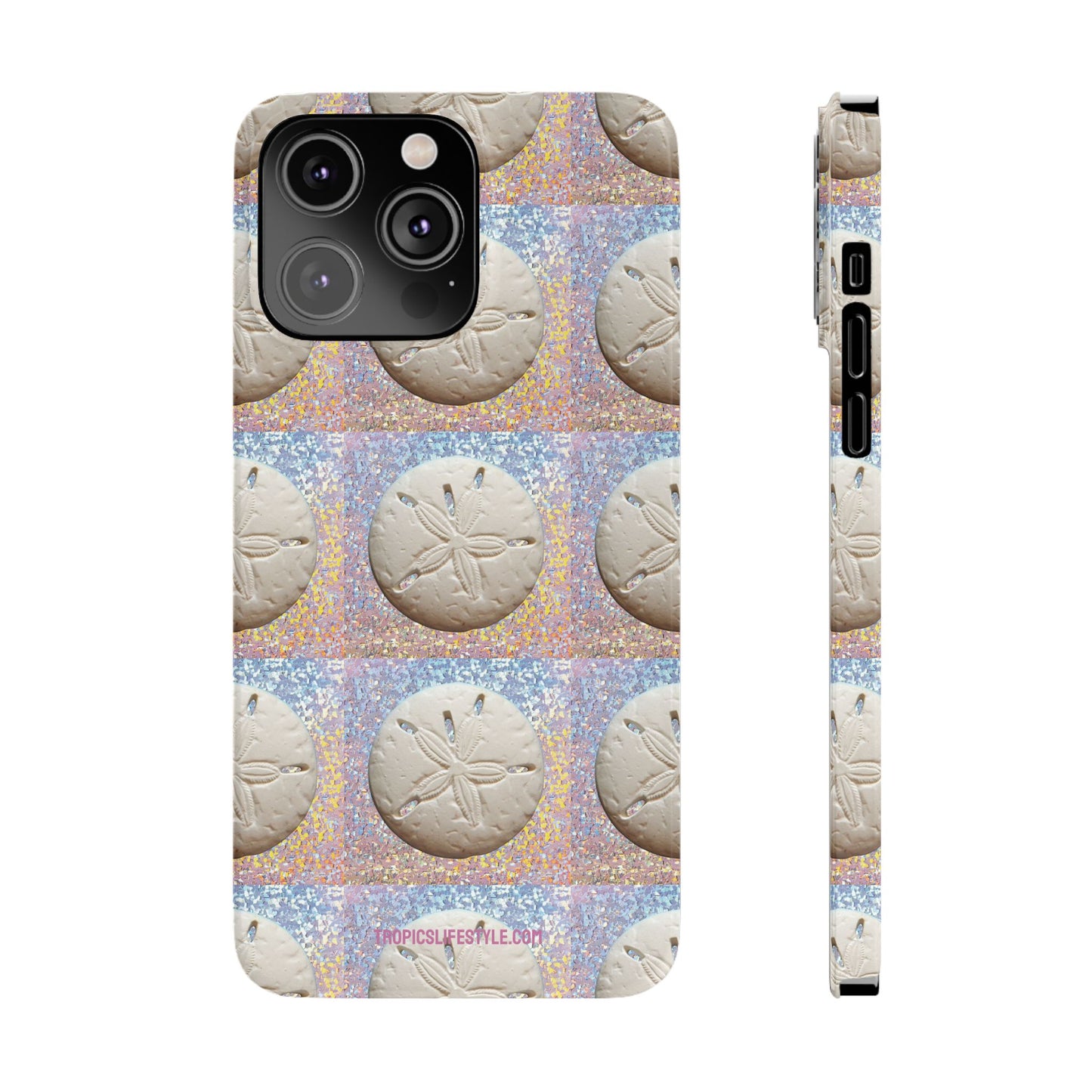 Slim Phone Cases - Disco Sand Dollar