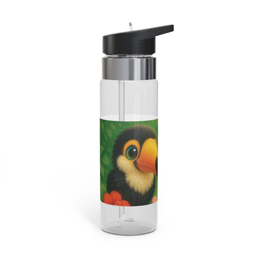 Tropical 20oz Tritan Sport Water Bottle -  Leakproof, Lightweight, BPA-Free / Baby Toucans