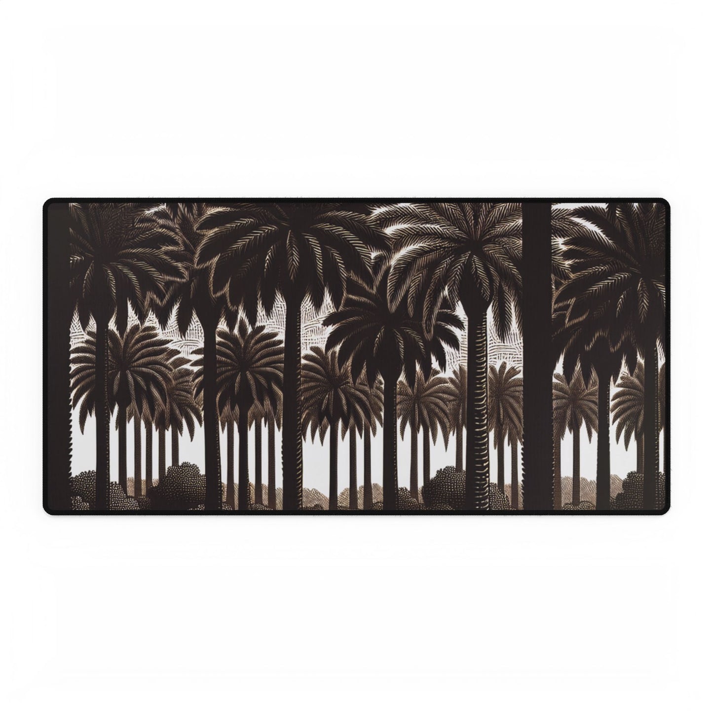 Desk Mats, Woodcut Palm Grove 3 sizes