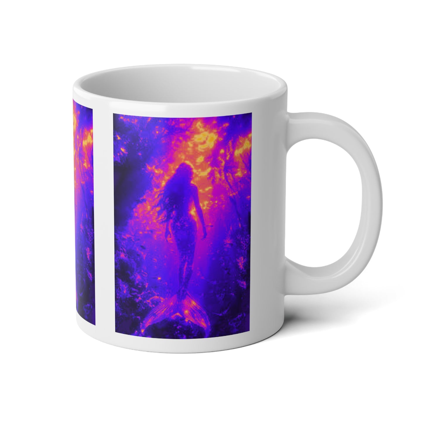 Jumbo Mug, 20oz, Solo Mermaid Pop | Tropical Coffee Cup