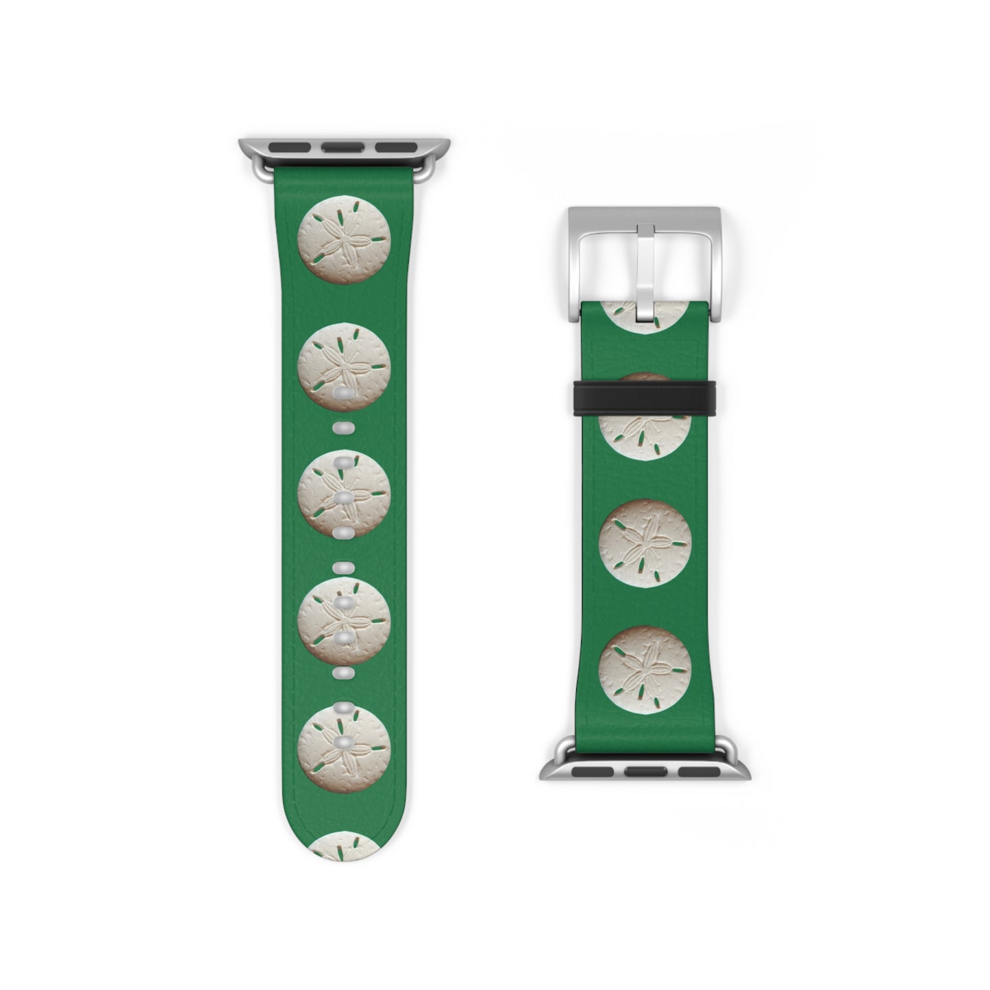 Apple Watch Band - Sand Dollar Parade, dark green