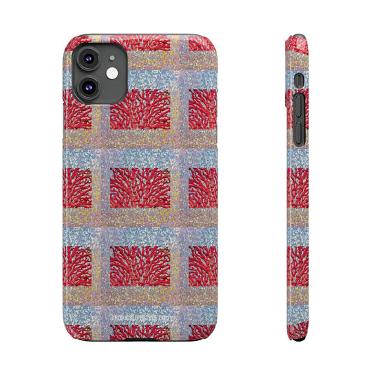 Slim Phone Cases - Disco Red Coral