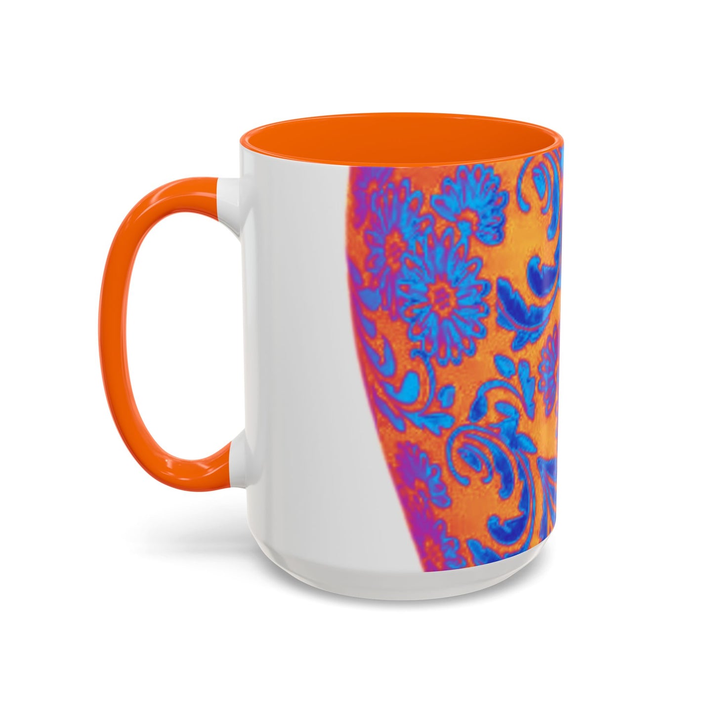 Accent Coffee Mug (11, 15oz), Heatwave Ginger Jar Macro, Various Colors