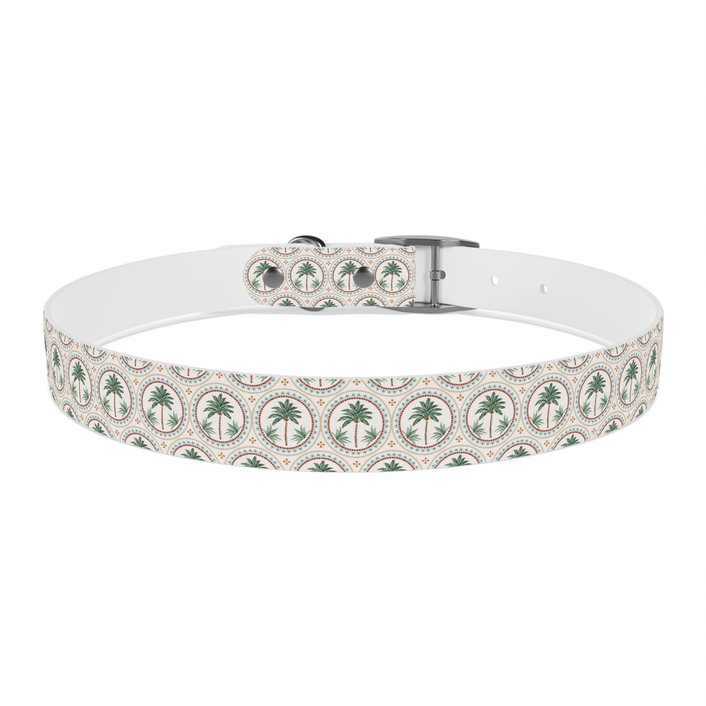 Dog Collar - Mosaic Palm Tree