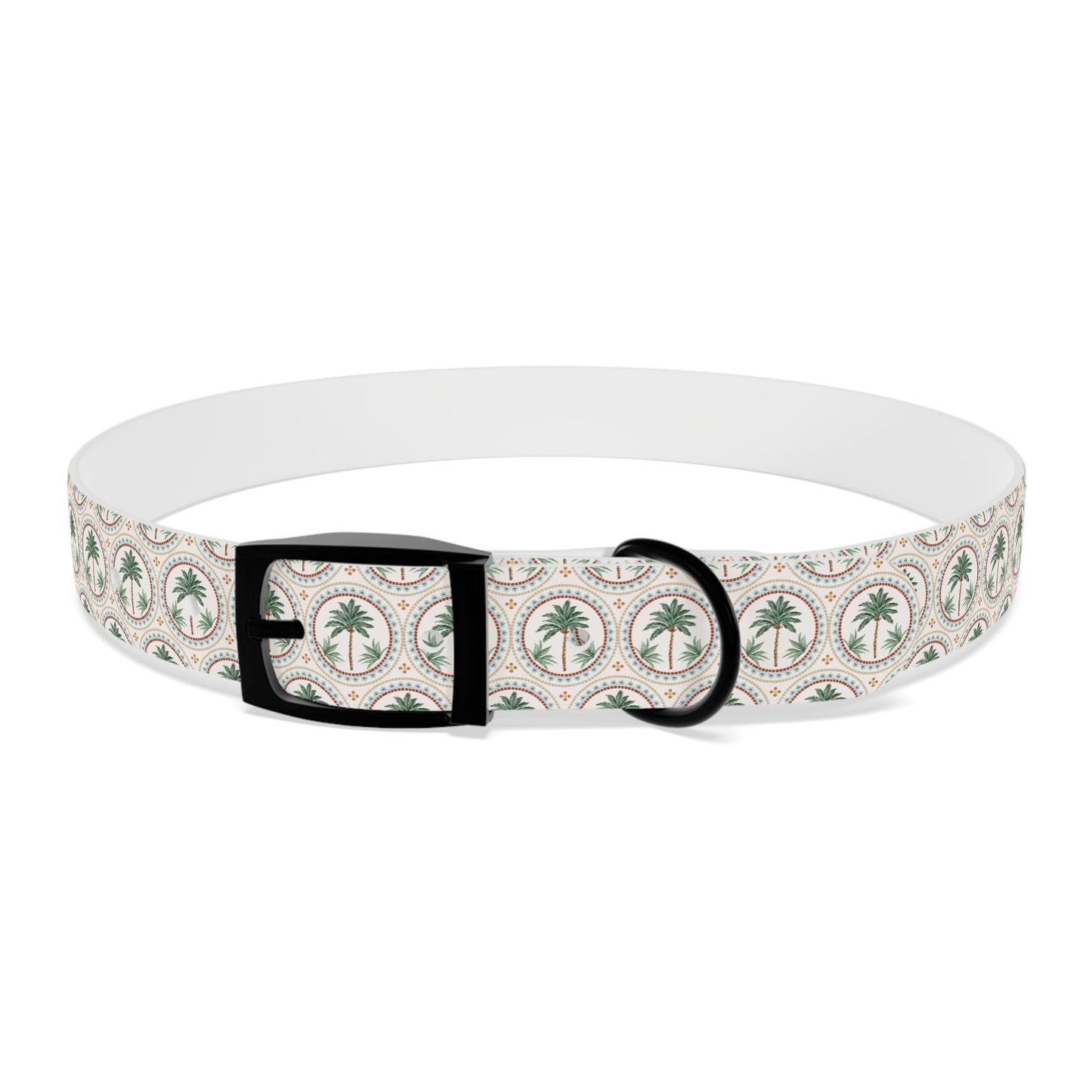 Dog Collar - Mosaic Palm Tree