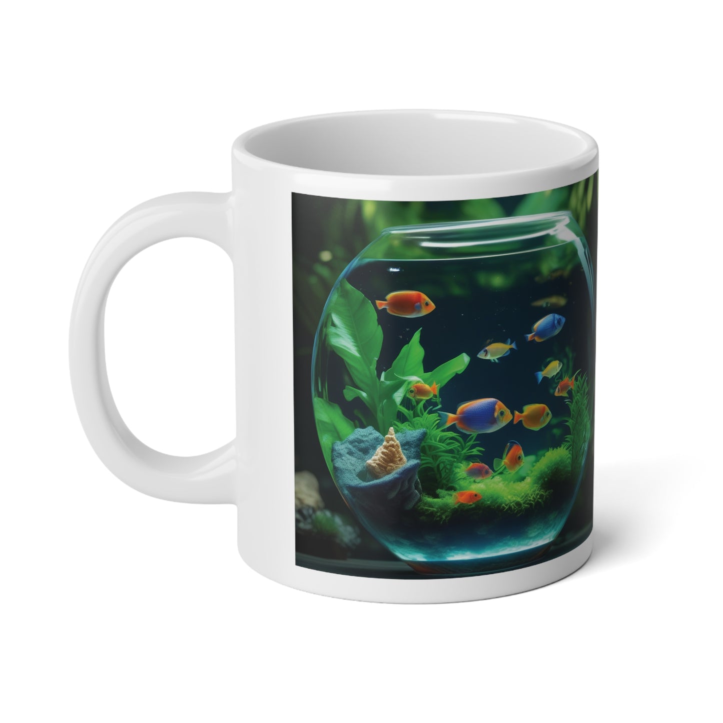 Jumbo Mug, 20oz, Tropical Fish Bowl | Tropical Coffee Cup