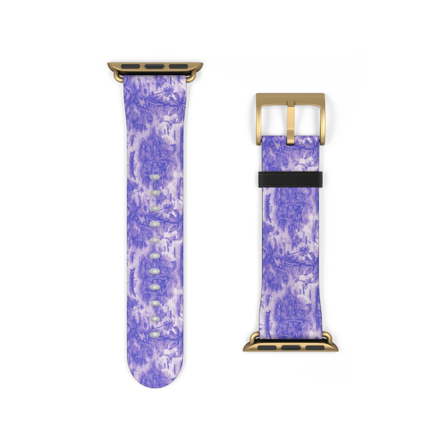 Apple Watch Band - Tropical Toile, purple