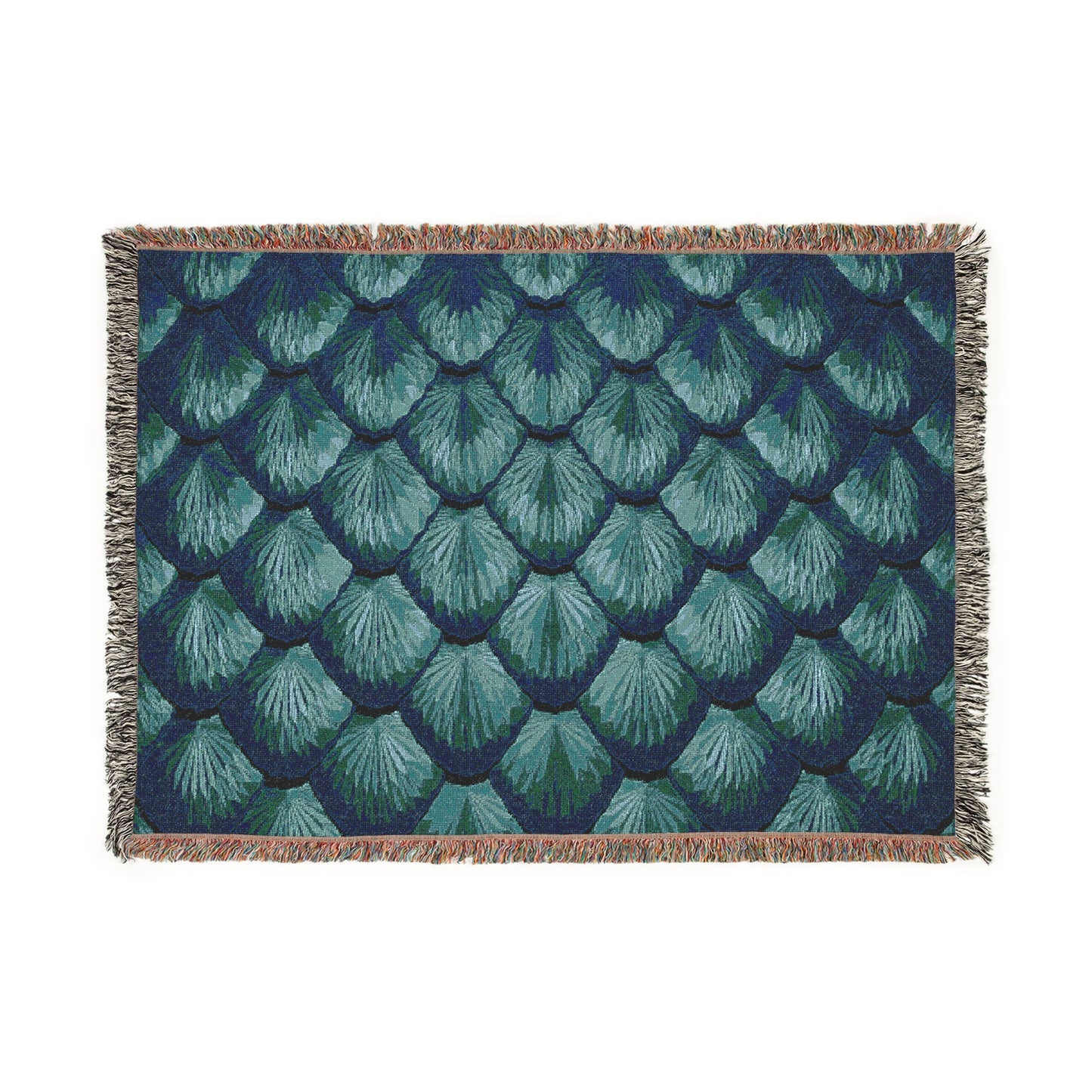 Pretty Mermaid Tail Woven Blanket for Cozy Living, 3 sizes