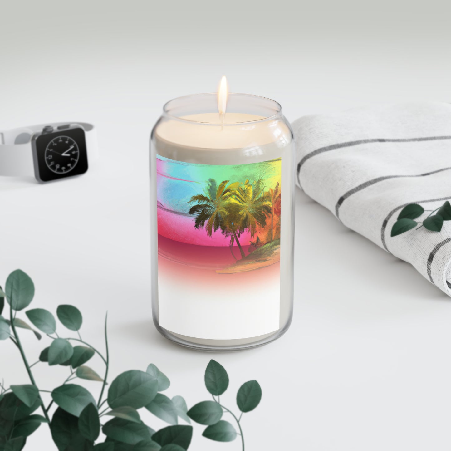 Scented Candle, 13.75oz - Watercolor Sunset