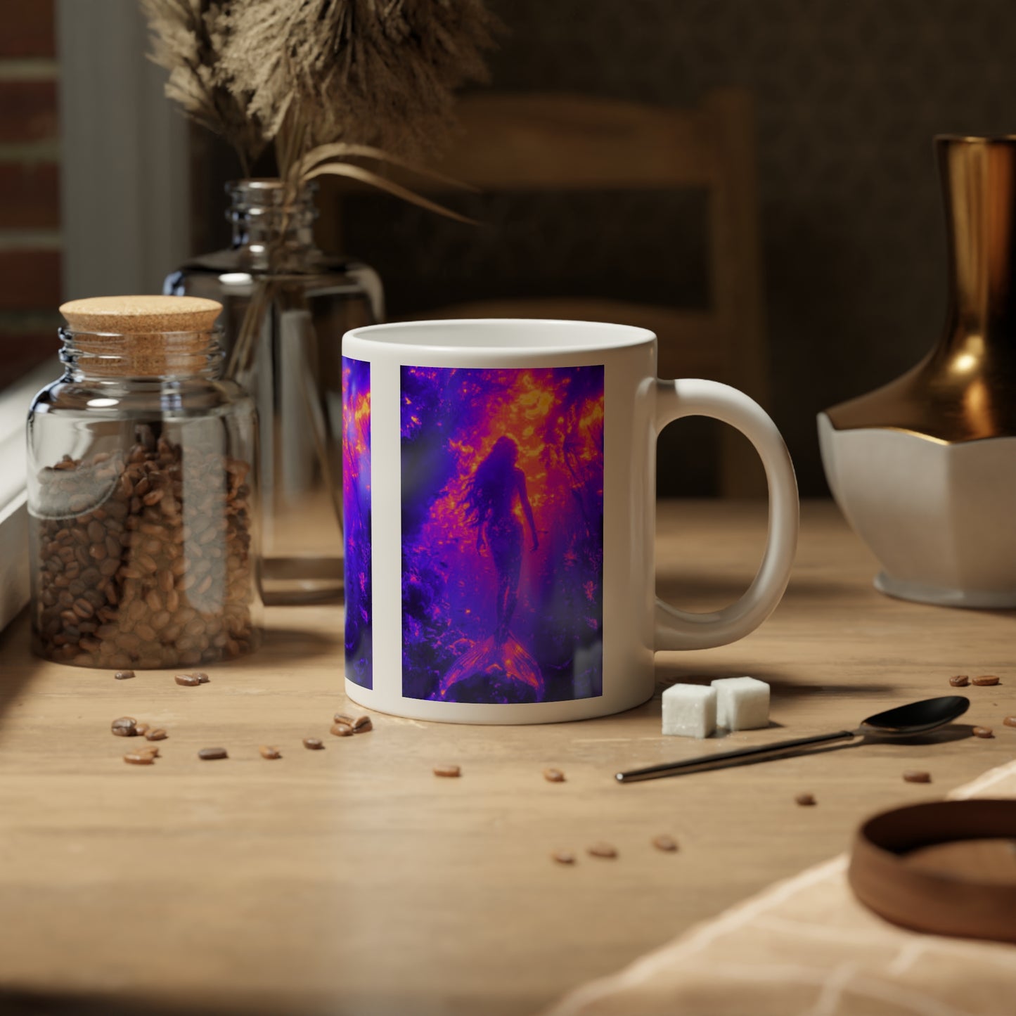 Jumbo Mug, 20oz, Solo Mermaid Pop | Tropical Coffee Cup