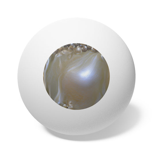 Tropical Paradise Ping Pong Balls - 6 Pack with Fantasy Natural Pearl