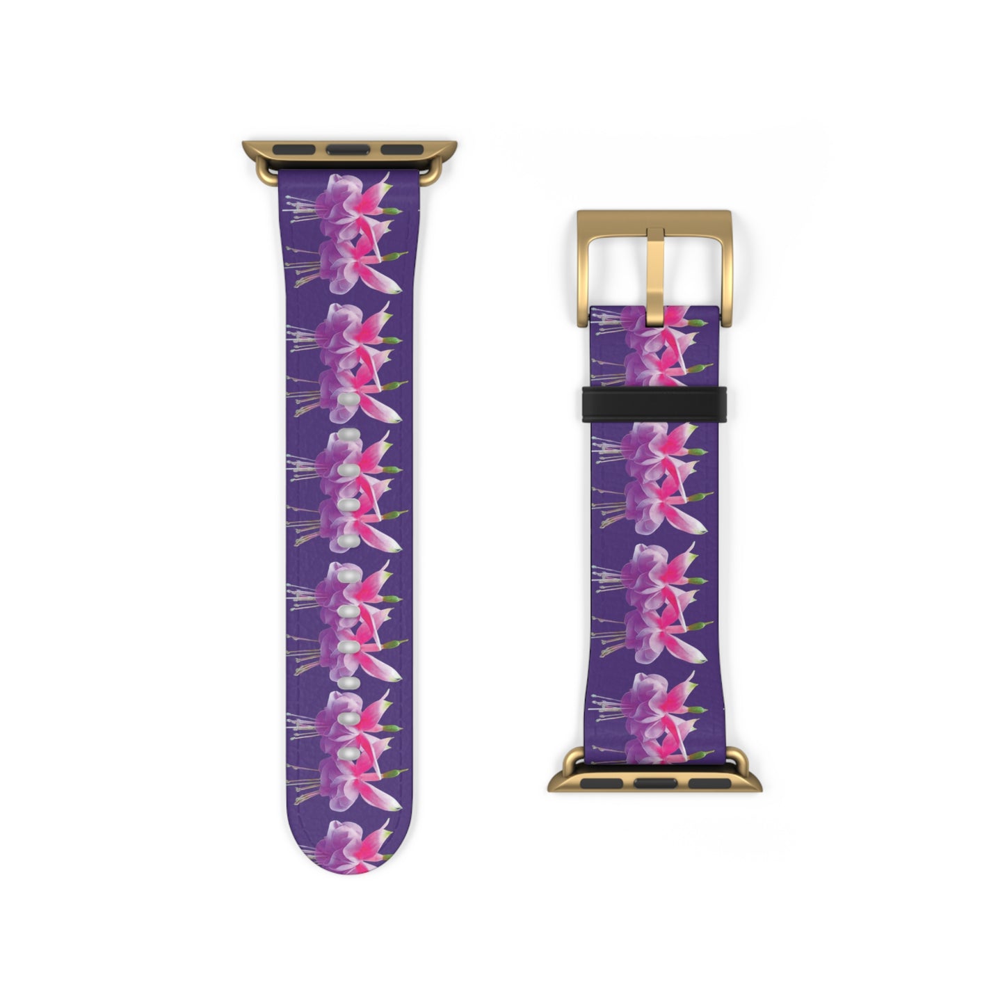 Apple Watch Band - Two Fuchsias, purple