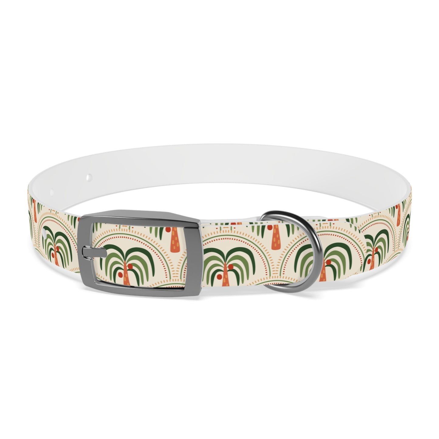 Dog Collar - Stylized Mosaic Palms