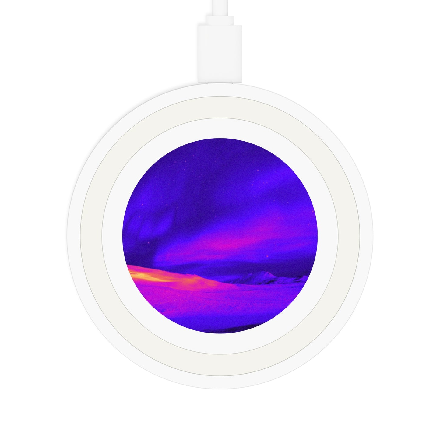 Quake Wireless Charging Pad - Cold Ocean Lights, Midnight