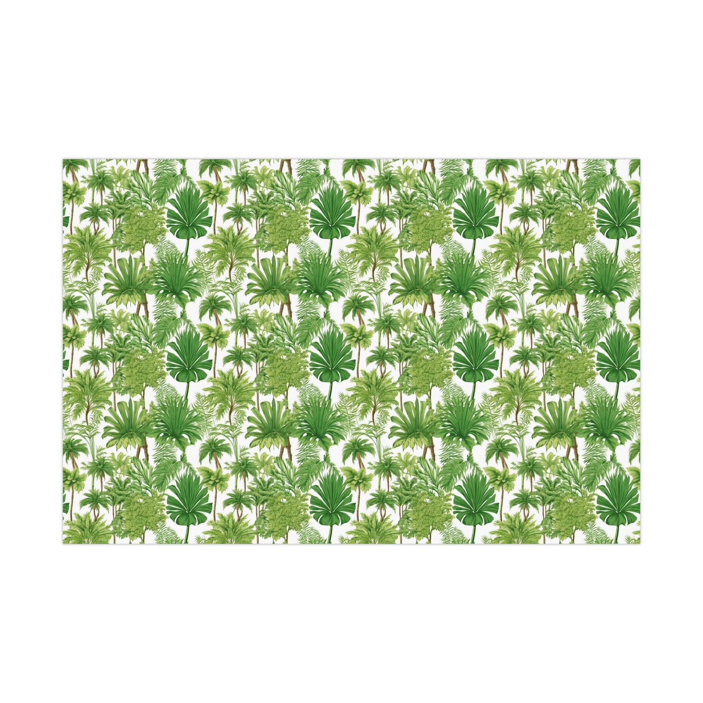 Wrapping Paper - Tropical Gift Wrap for All Occasions / 3 Sizes, 2 Finishes / Violet's Favorite Palms