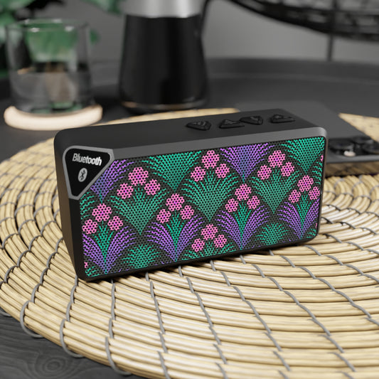 Jabba Bluetooth Speaker - Portable Sound Experience / Midnight Hibiscus Deco/Pink